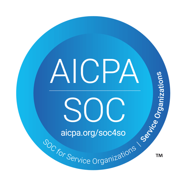 AICPA SOC 2 Type II certified