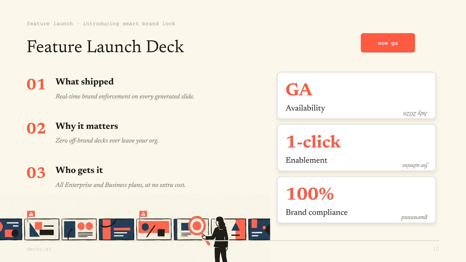 Feature Launch Deck