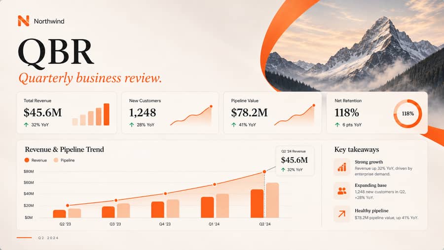 Product launch experience event overview slide