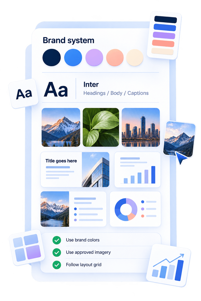 Decky brand system with colors, typography, imagery, layouts, and rules