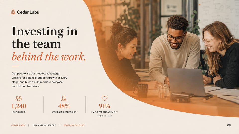 Cedar Labs presentation: Investing in the team behind the team