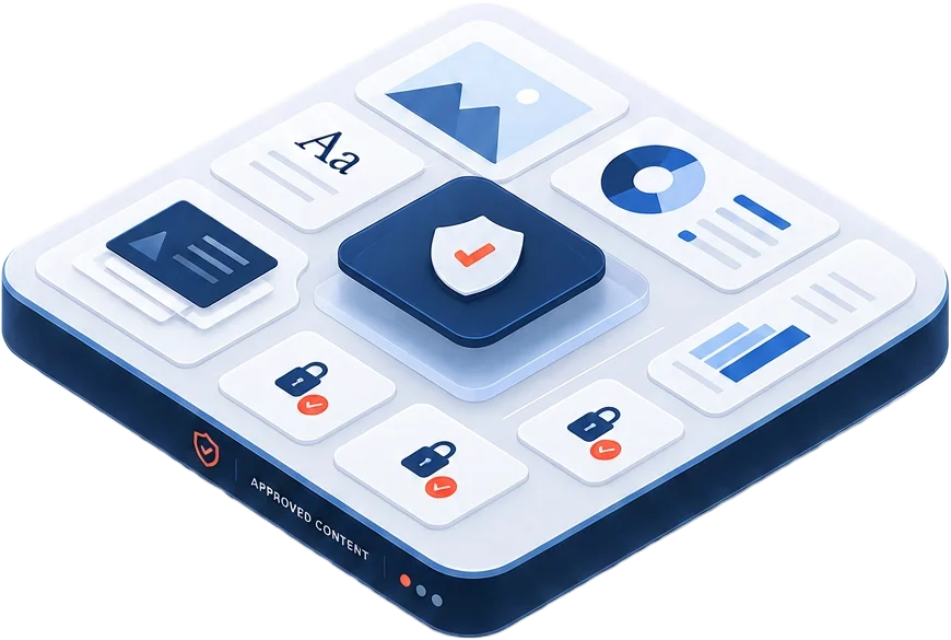 Approved content layer