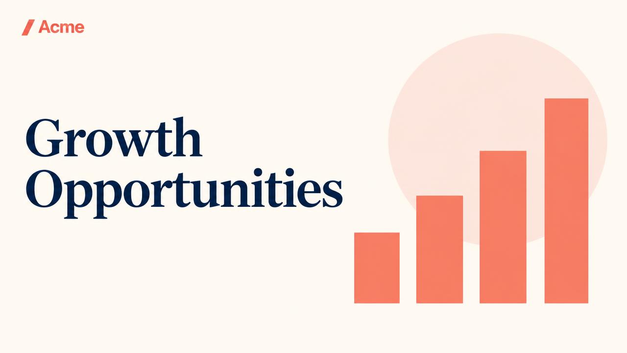 Acme growth opportunities slide