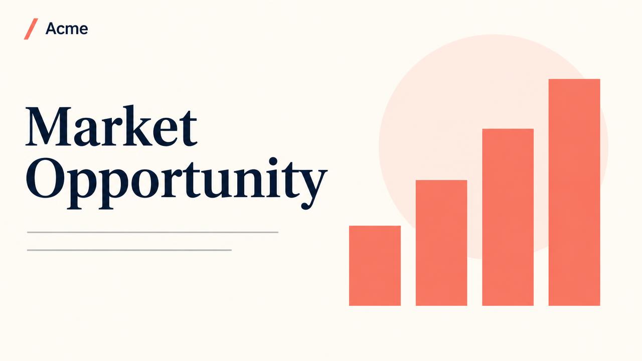 Finished Acme market opportunity slide